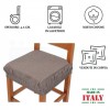 PAR de cojines funda de silla acolchados y desenfundables con goma elástica SOLID COLOR MELANGE