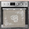 Copriforno copertura forno ciniglia jacquard LUXORY