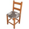 Housse de chaise rembourrée coussin à rabats STYLO