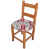 Housse de chaise rembourrée coussin avec rabats EDELWEISS