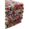 Upholstered chair cover cushion with flaps FENIX