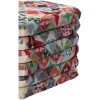 Upholstered chair cover cushion with flaps KOSMO