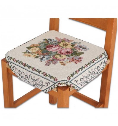 Cojín tapizado para silla con solapas SUNLIGHT