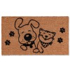 Cute entrance mat in coconut FLOK