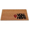 Cute entrance mat in coconut FLOK