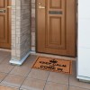 Cute entrance mat in coconut FLOK