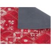 Non-slip raw cut runner aisle mat H67 cm. ROSONE ROSSO