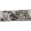 Washable draught guard with removable cover 95 cm. DOGS CATS FLOWERS