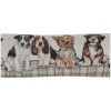Washable draught guard with removable cover 95 cm. DOGS CATS FLOWERS