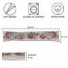 Washable draught guard with removable cover 95 cm. DOGS CATS FLOWERS