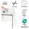 Nappe italienne transparente plastifiée GLITTER