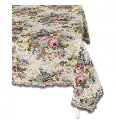 Tovaglia copritavolo elegante tessuto GOBELIN jacquard AURORA H