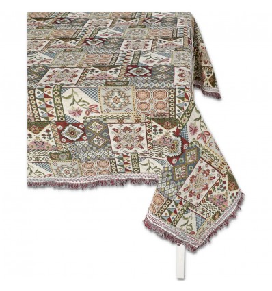 Nappe nappe nappe tissu élégant GOBELIN jacquard AURORA X