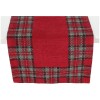 Centre de table, chemin de table, nappe nappe nappe en jacquard posée en chenille TARTAN