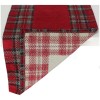 Centre de table, chemin de table, nappe nappe nappe en jacquard posée en chenille TARTAN