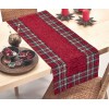 Centre de table, chemin de table, nappe nappe nappe en jacquard posée en chenille TARTAN