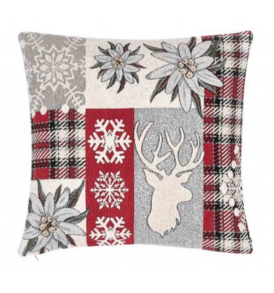 Fodera cuscino divano in ciniglia EDELWEISS