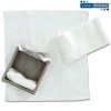 Bathroom washcloth set 3 pcs. with GIULI basket