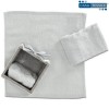 Bathroom washcloth set 3 pcs. with GIULI basket