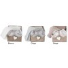 Bathroom washcloth set 3 pcs. with GIULI basket