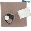 Lavette bagno con cestino set 4 pezzi CROCHET