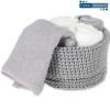 Lavette bagno con cestino set 4 pezzi CROCHET