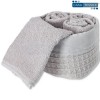 Set de gant de toilette de salle de bain 4 pcs. avec panier à gaufres