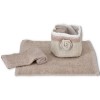 Set mit 4 NANTES Badezimmerwaschbecken mit Korb