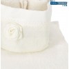 Set mit 4 NANTES Badezimmerwaschbecken mit Korb