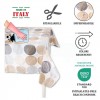 Italian laminated tablecloth FIORI E FOGLIE