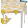 Transparent plasticized tablecloth h 140 cm. per meter CRISTAL