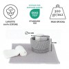 Lavabos de salle de bain avec panier set 4 pièces CROCHET