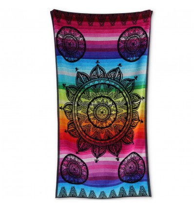 Jacquard cotton beach towel 90X165 cm. DEHLI