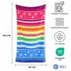 Jacquard cotton beach towel 90X165 cm. STARFISH