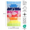 Microfiber terry beach towel 100x180 cm. MAUI