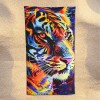 Microfiber terry beach towel 100x180 cm. MAUI