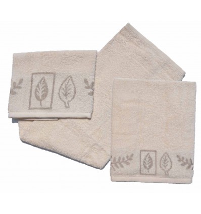 Edera pair of cotton Terry towels