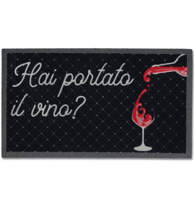 Felpudo rectangular FLOMAT25 y media luna 40x70 cm.