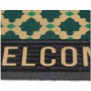 Rectangular FLOMAT25 and half-moon doormat 40x70 cm.