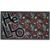 Zerbino FLOMAT25 rettangolare e mezzaluna 40x70 cm.