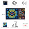 Zerbino FLOMAT25 rettangolare e mezzaluna 40x70 cm.