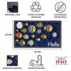 Zerbino FLOMAT25 rettangolare e mezzaluna 40x70 cm.