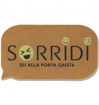 Tapete de entrada COMIX con toallas escaleras de 40x70 cm.