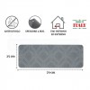 ZELI small entrance step doormat 25x70 cm.