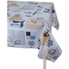 Italian plastic-coated tablecloth MARE