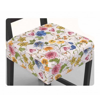 ROUND cushion chair covers with elastic band FENICOTTERO
