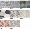 Alfombra vinílica de cocina antideslizable lavable CHIC 50 cm de ancho.