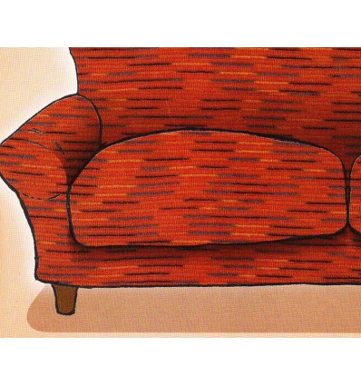 Fantasia elasticated 3 seater seat covers