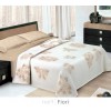 Fiori wool blend blanket and a half 180x220 1piazza cm.