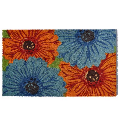 Felpudo de coco flores cm 40 X 70